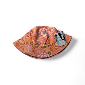 Roxy Tiny Honey Bucket Hat -Papaya Wild Flower